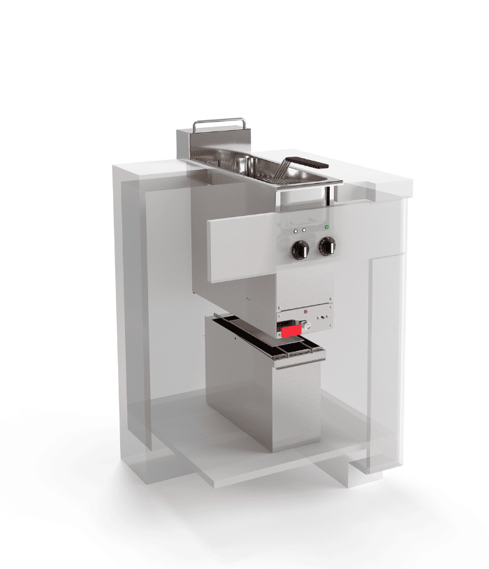 Friteuse professionnelle électrique encastrée Mona 120E