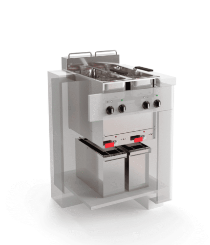 Friteuse professionnelle électrique à encastrer Mona 220E