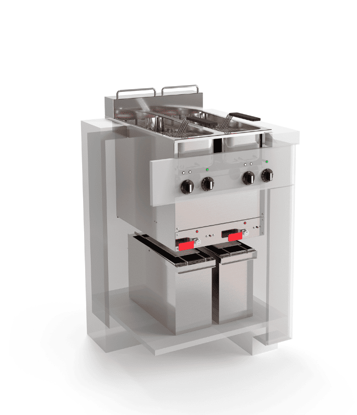 Friteuse professionnelle électrique à encastrer Mona 220E