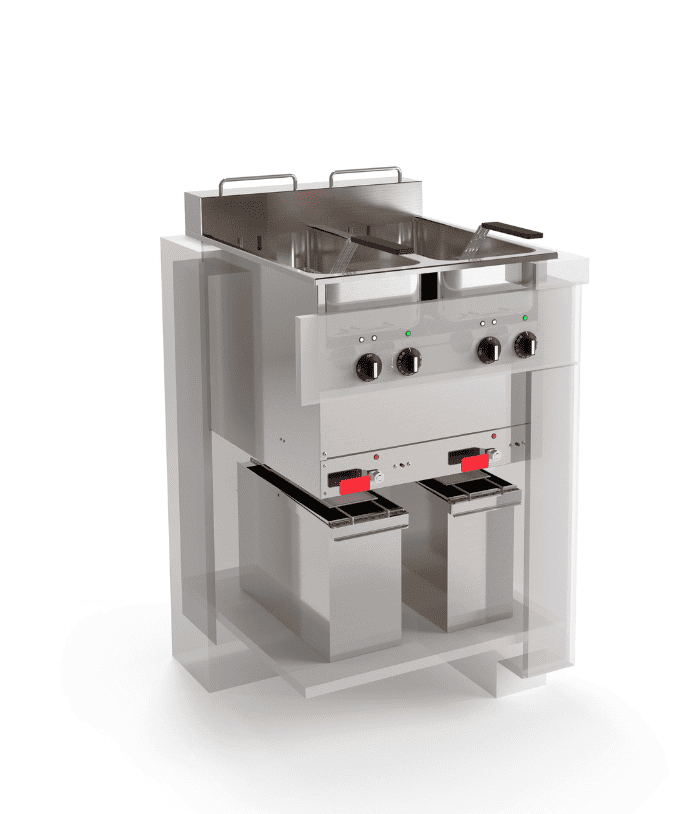 Friteuse professionnelle électrique à encastrer Mona 225E