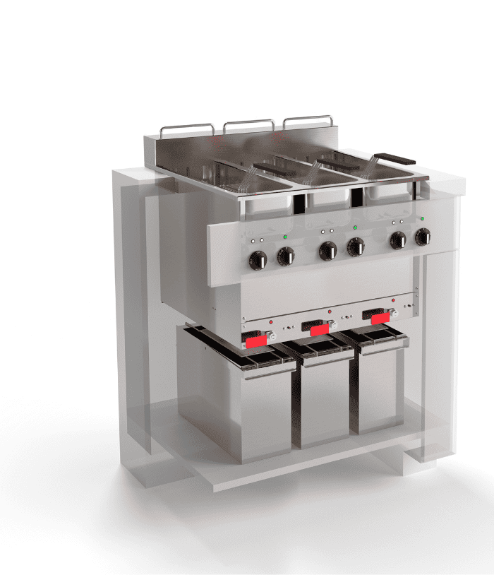 Friteuse encastrée électrique Mona 320E de MyFryer